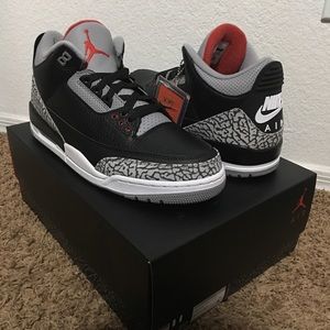 Jordan 3 black cement